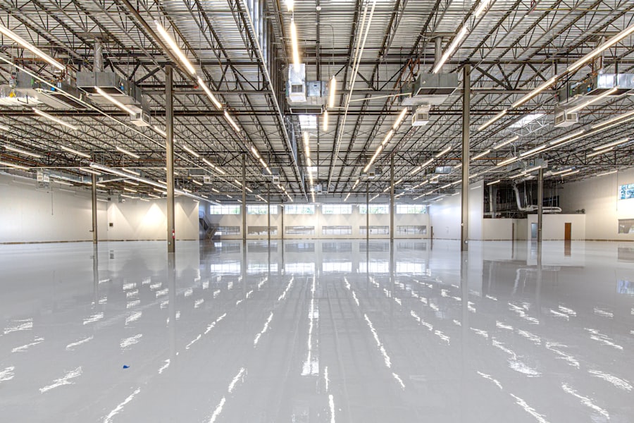 Epoxy floor cleaning