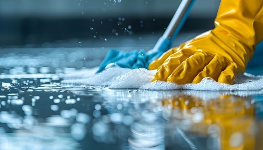 Grout cleaning